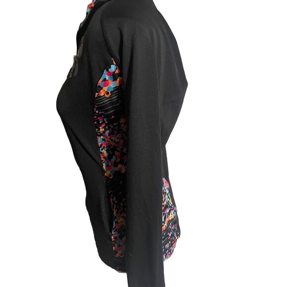 Disney Parks Minnie Mouse Black Polka Dot Zip Up Running Jacket Size Small - Picture 9 of 16